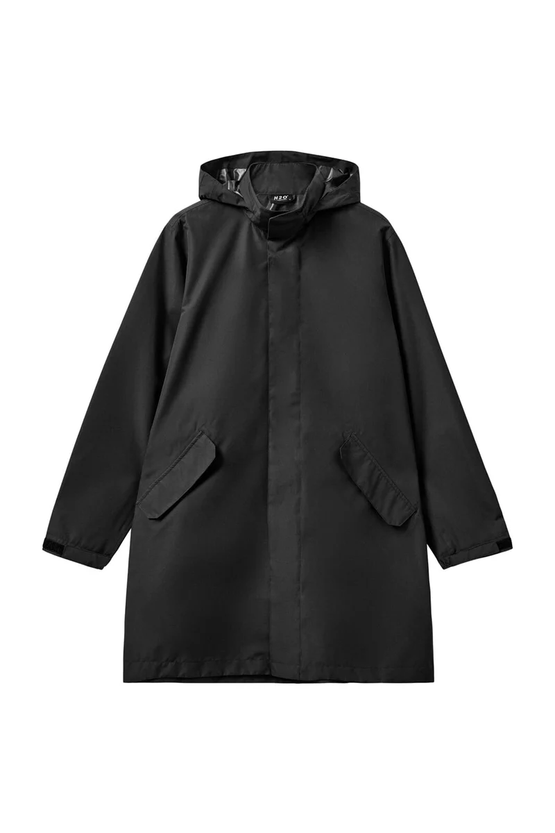 H2O - Rømø Classic Lw Rain Long Jacket 100981 - 3500 - Black