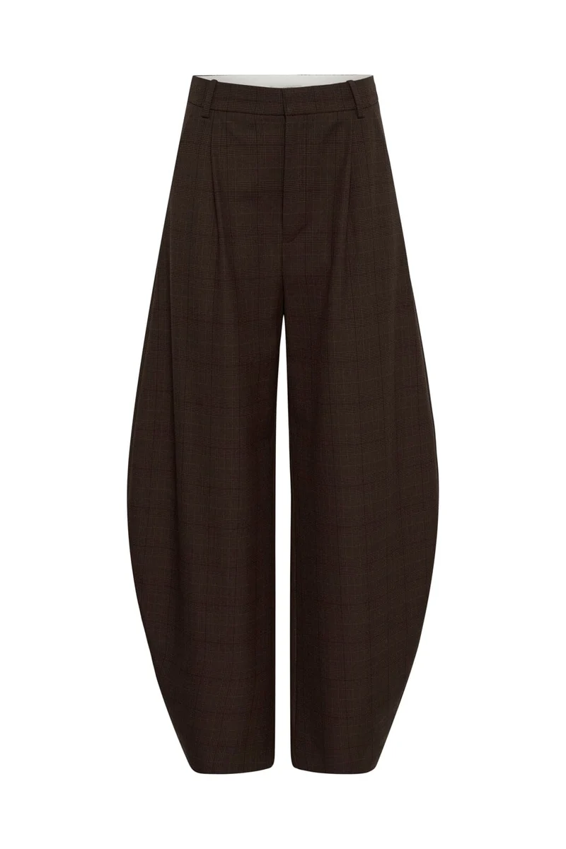Gestuz - Gzlavana Pants 10911441 - 109903 - Brown Check
