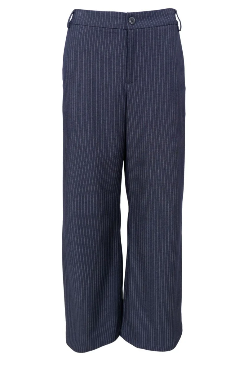 Black Colour - Bcmoore Box Pant 41217 - Navy Stripe