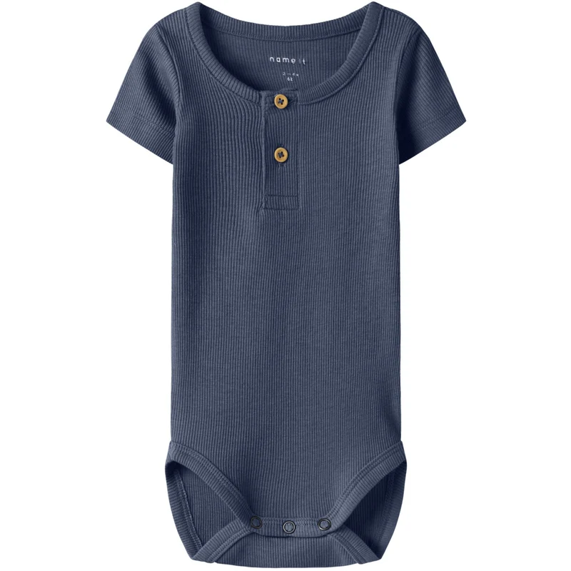 Name It Vintage Indigo Melange Nbmkab Ss Body Noos