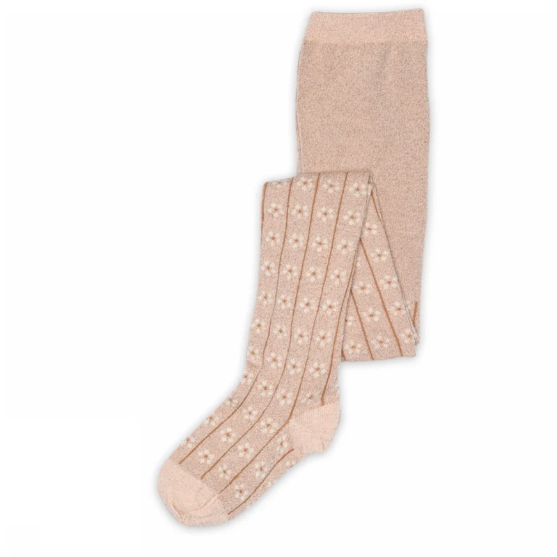 Mp Danmark Rose Dust Oline Glitter Strømpebukser