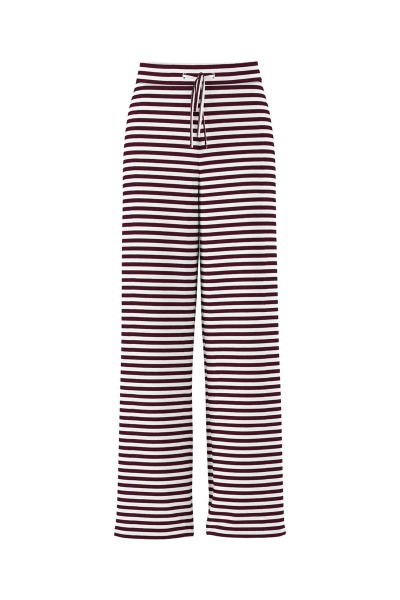 Pieces - Pclaya Wide Pants - 5086931 Winetasting Bright White