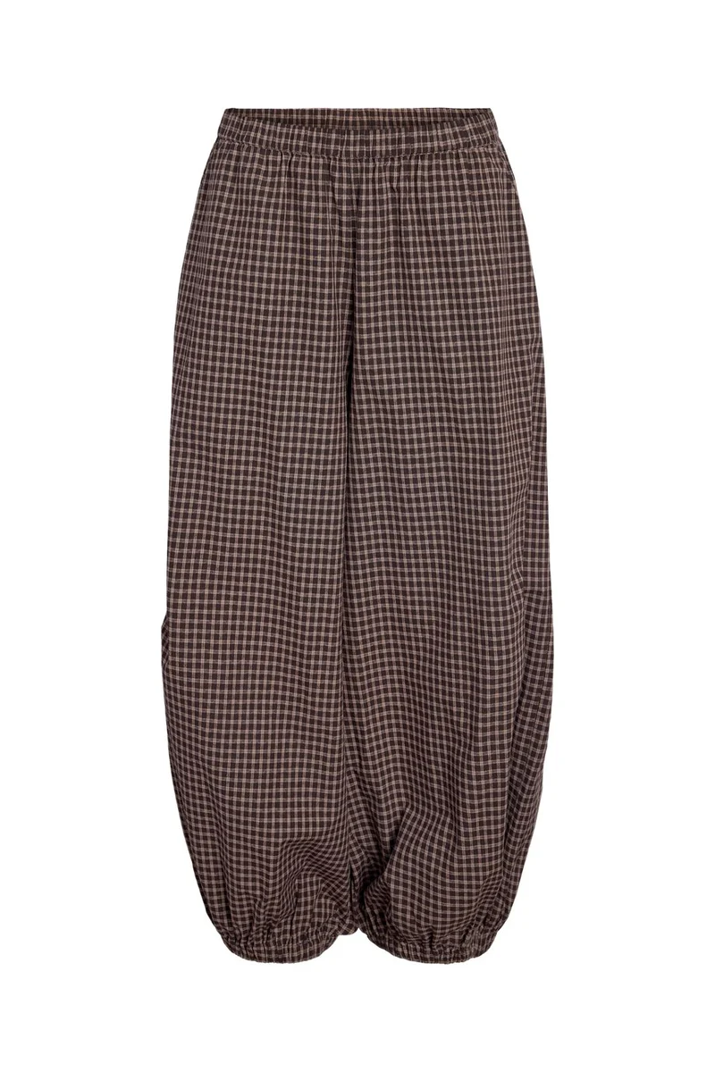 Noisy May - Nmtrix Balloon Pant Tnt/17 - 5185507 Chocolate Brown Beige
