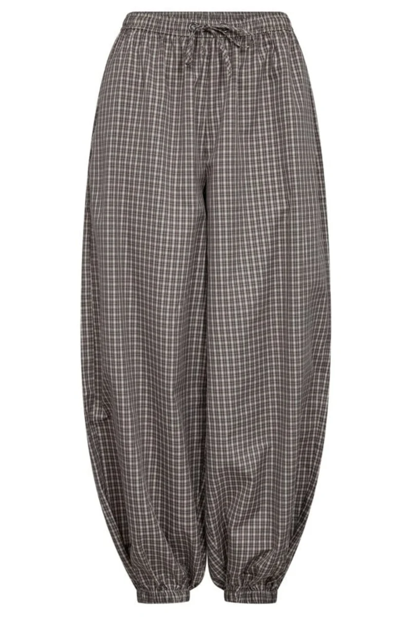 Haute L'Amitié - Chess Check Harem Pant Hl10936 - Beige