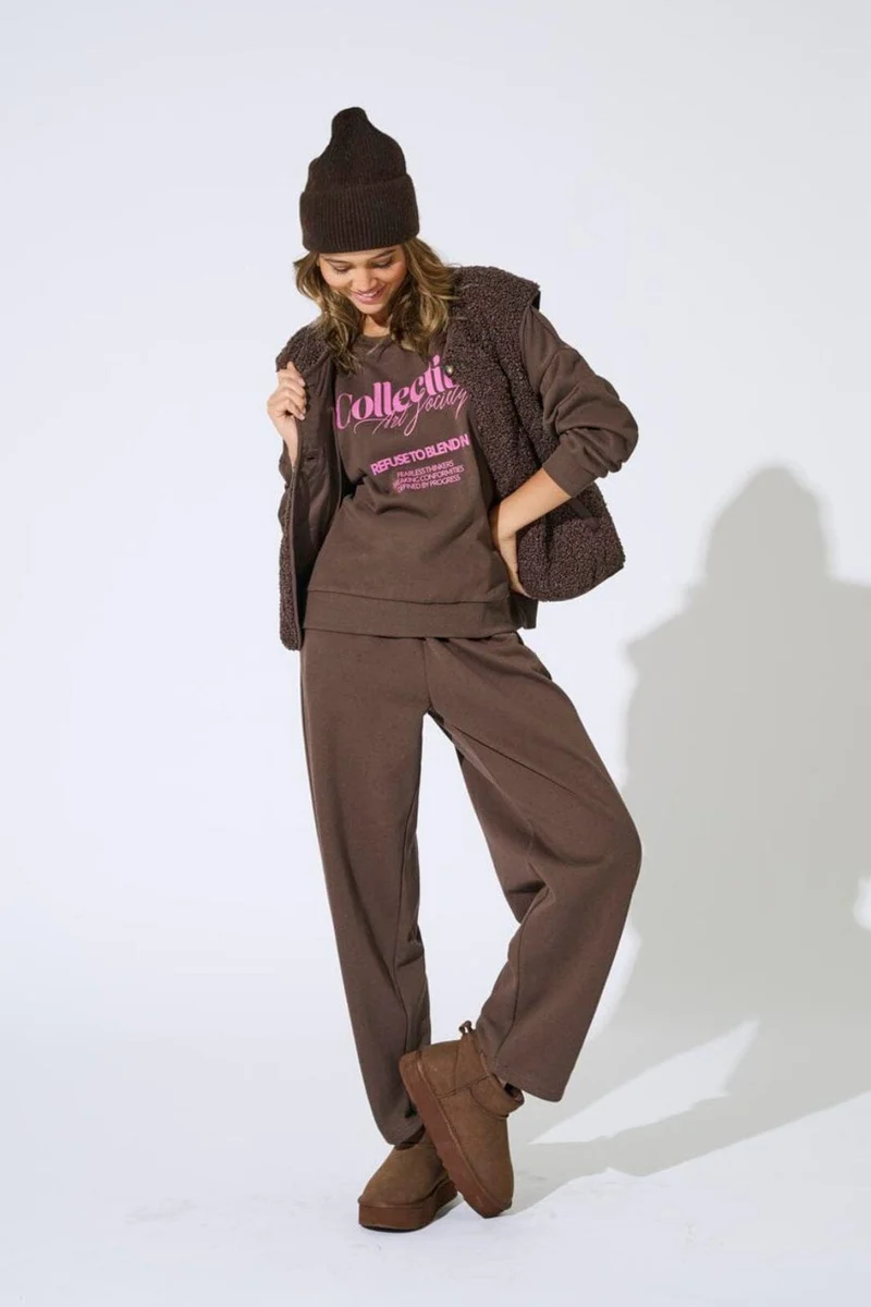 Only - Onlofelia Pant Ub Cc Swt - 5050984 Bracken