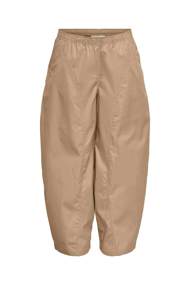 JDY - Jdysima Barrel Leg Pant - 5182444 Travertine
