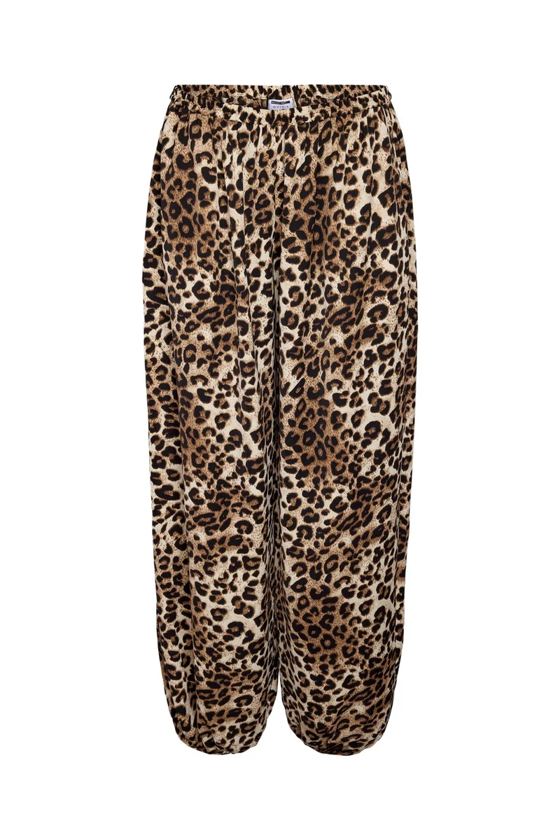Noisy May - Nmbeya Balloon Leo Satin Pant - 5164970 Birch Leo