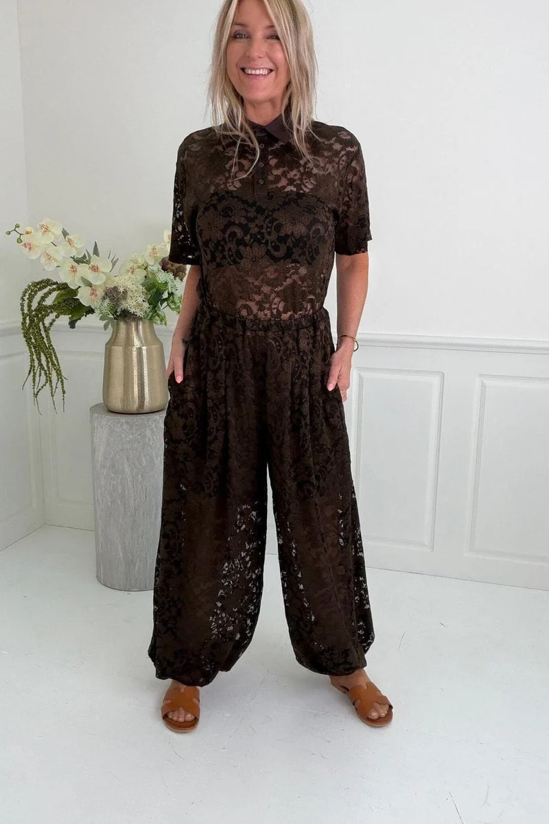 Dear Molly - Ballon Pants Ch169626 - Brown
