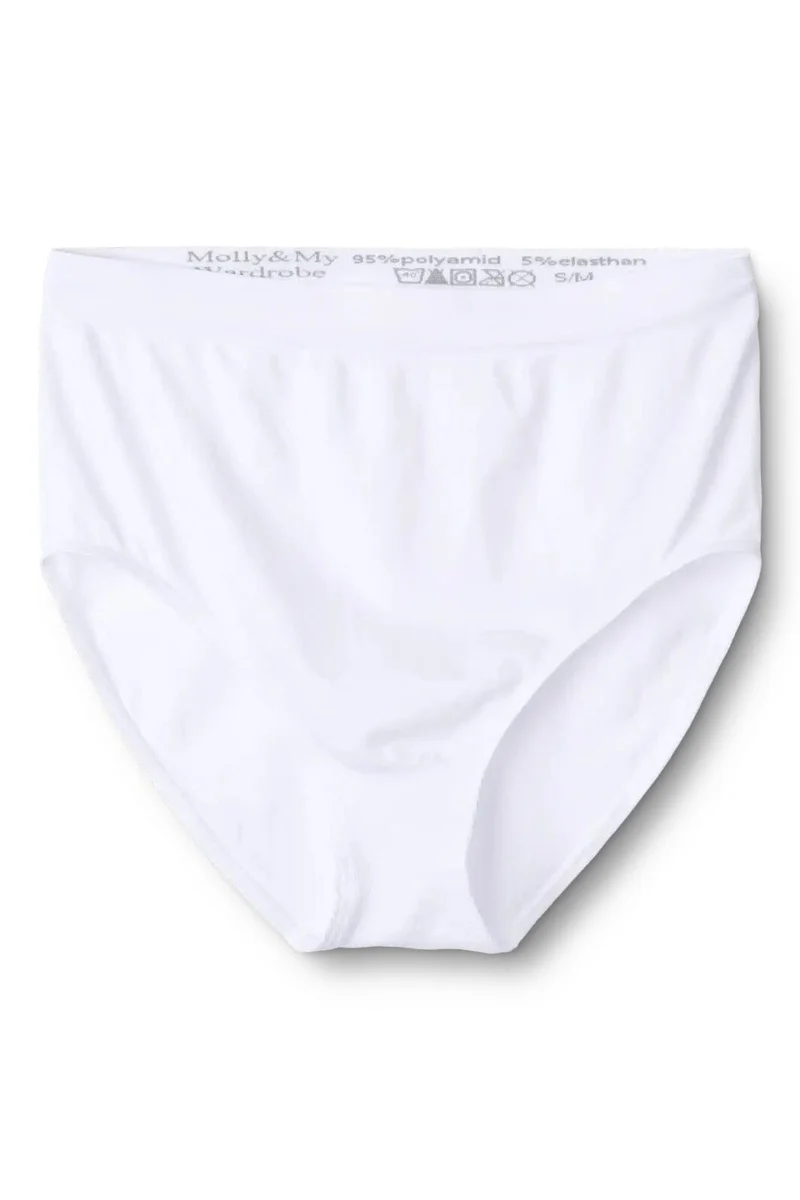 Molly&My Wardrobe - Luise High Brief / Maxi 1011 - White