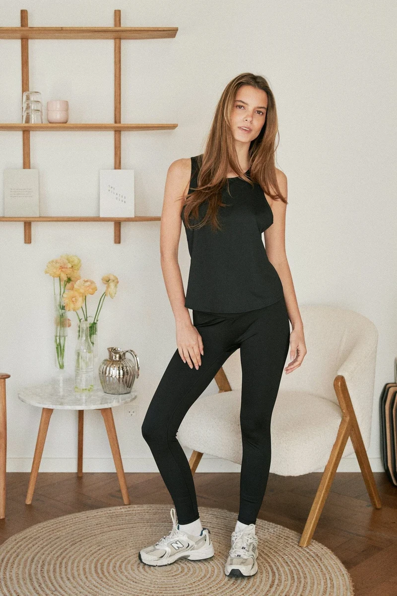 Neo Noir - Sabina Wrap Leggings 169042 - 100 - Black