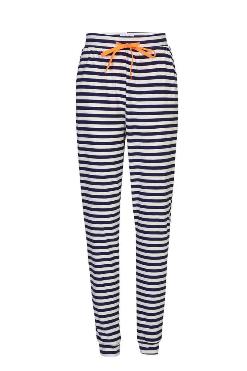Liberte - Alma-Pant 9500 - Blue Creme Stripe