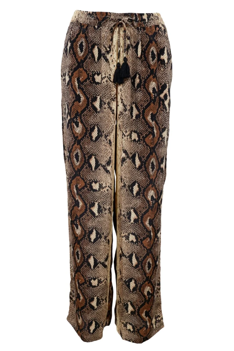 Black Colour - Bcluna Straight Pant - Python