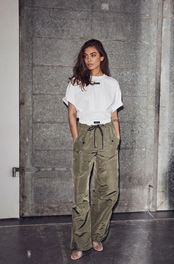Haute L'Amitié - Thalia Pull On Tall Trouser HL10623 - Army