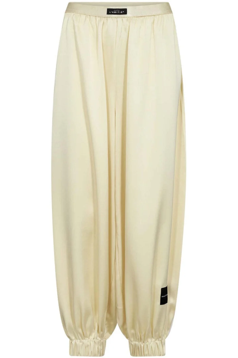 Haute L'Amitié - Evita Crop Harem Pant HL10591 - Pale Yellow