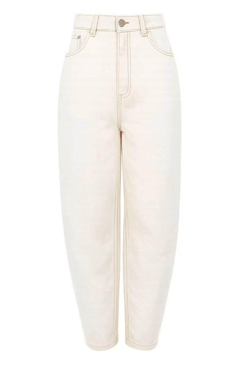 Black Colour - Bcizzy Barrel Pant 41162 - Off White