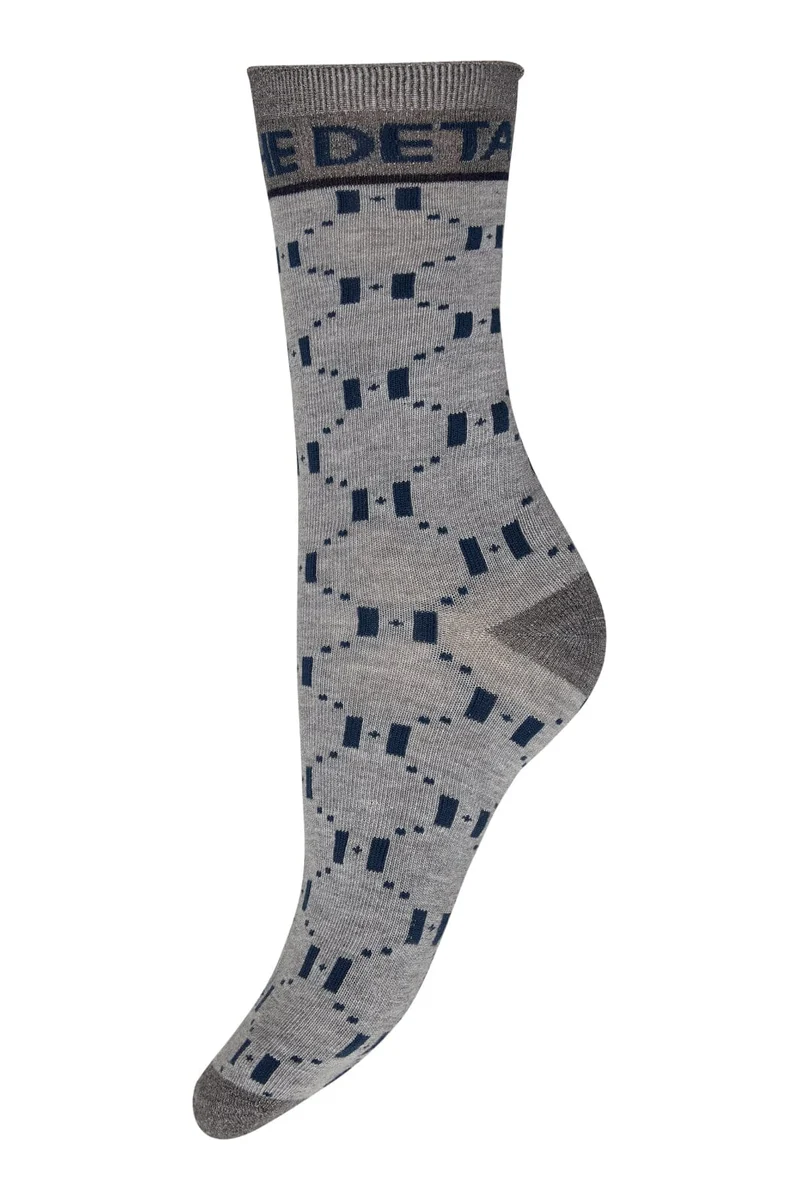 Hype The Detail - Sock W/Lurex 21563-75 - 1106 - Grå
