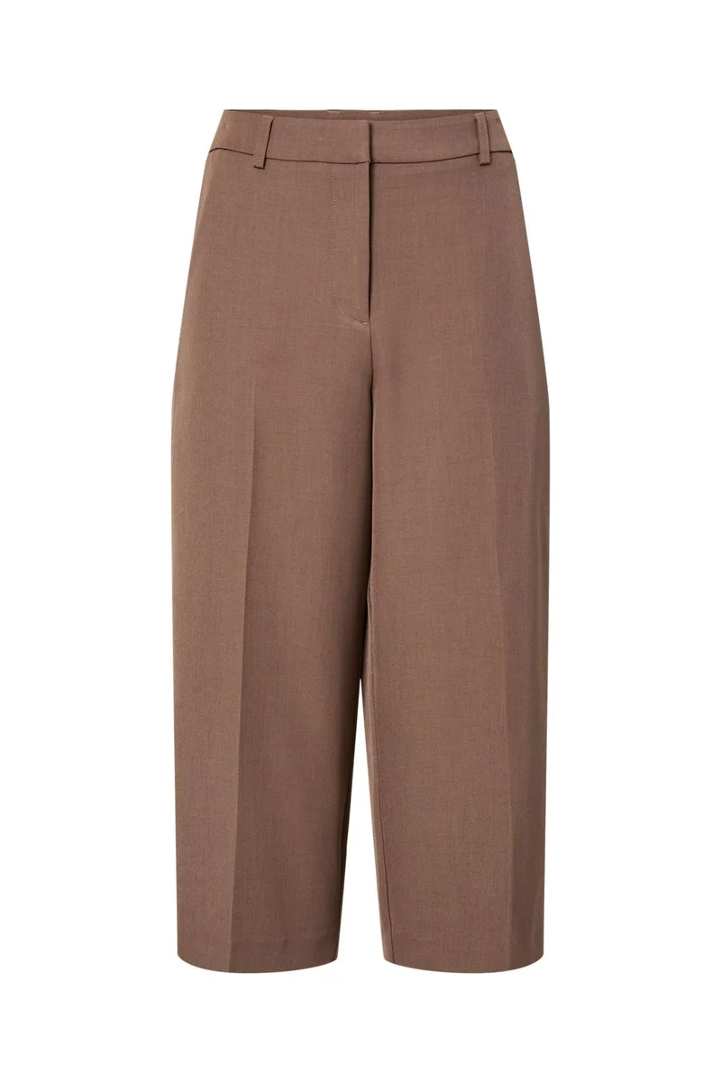 Pieces - Pcblossom Culotte Pants - 4917041 Coffee Quartz