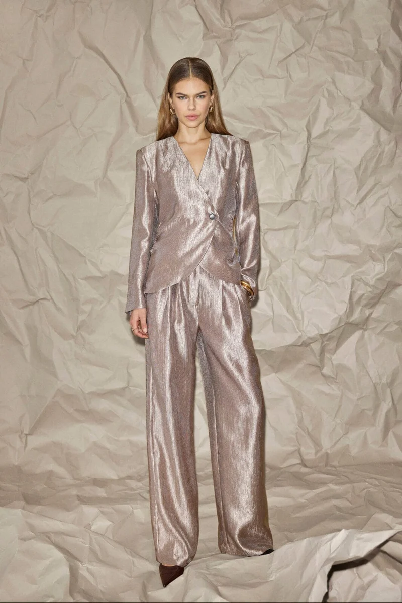 Co´Couture - Ringocc Pleat Pant 41218 - 320 - Bisquit