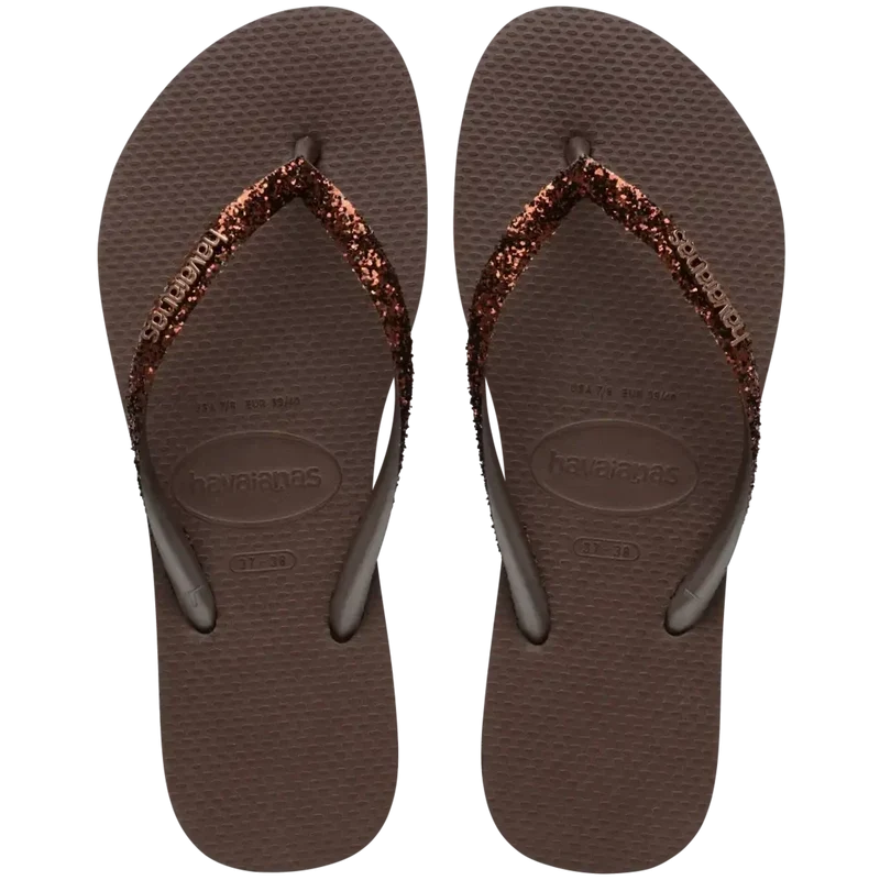 Havaianas - Hav. Slim Glitter Ii - 0727 Dark Brown