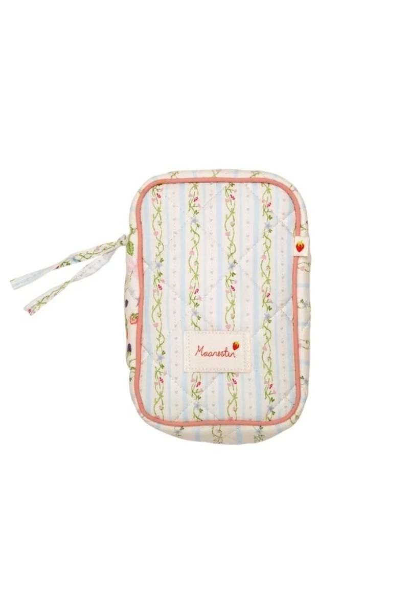 Maanesten - Dreams Makeup Bag Summer Stripes Blue - 4120