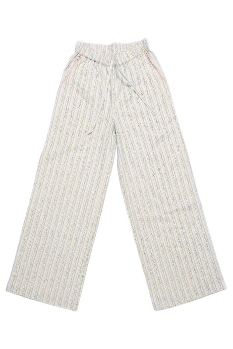 Maanesten - Heather Pants Summer Stripe Blue - 4181