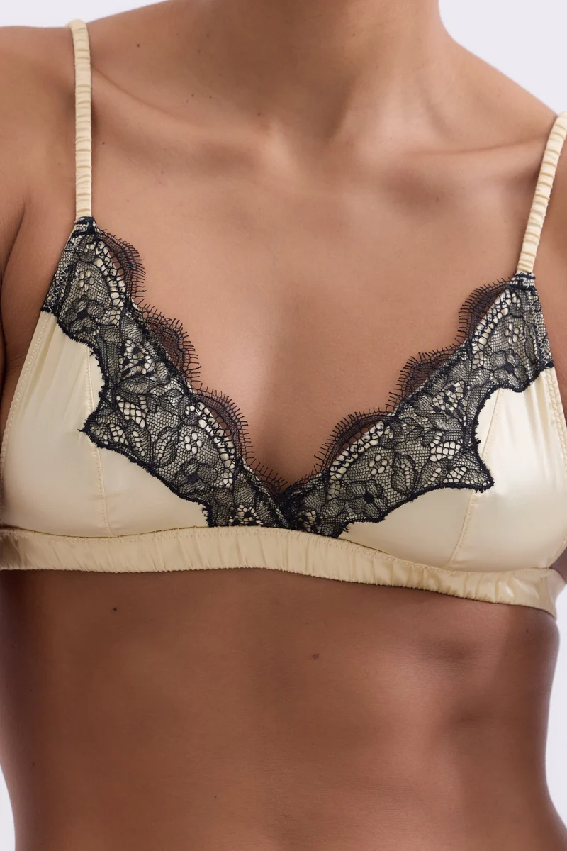 Rotate - Lace Trim Bralette 1163881366 - 1366 Italian Straw
