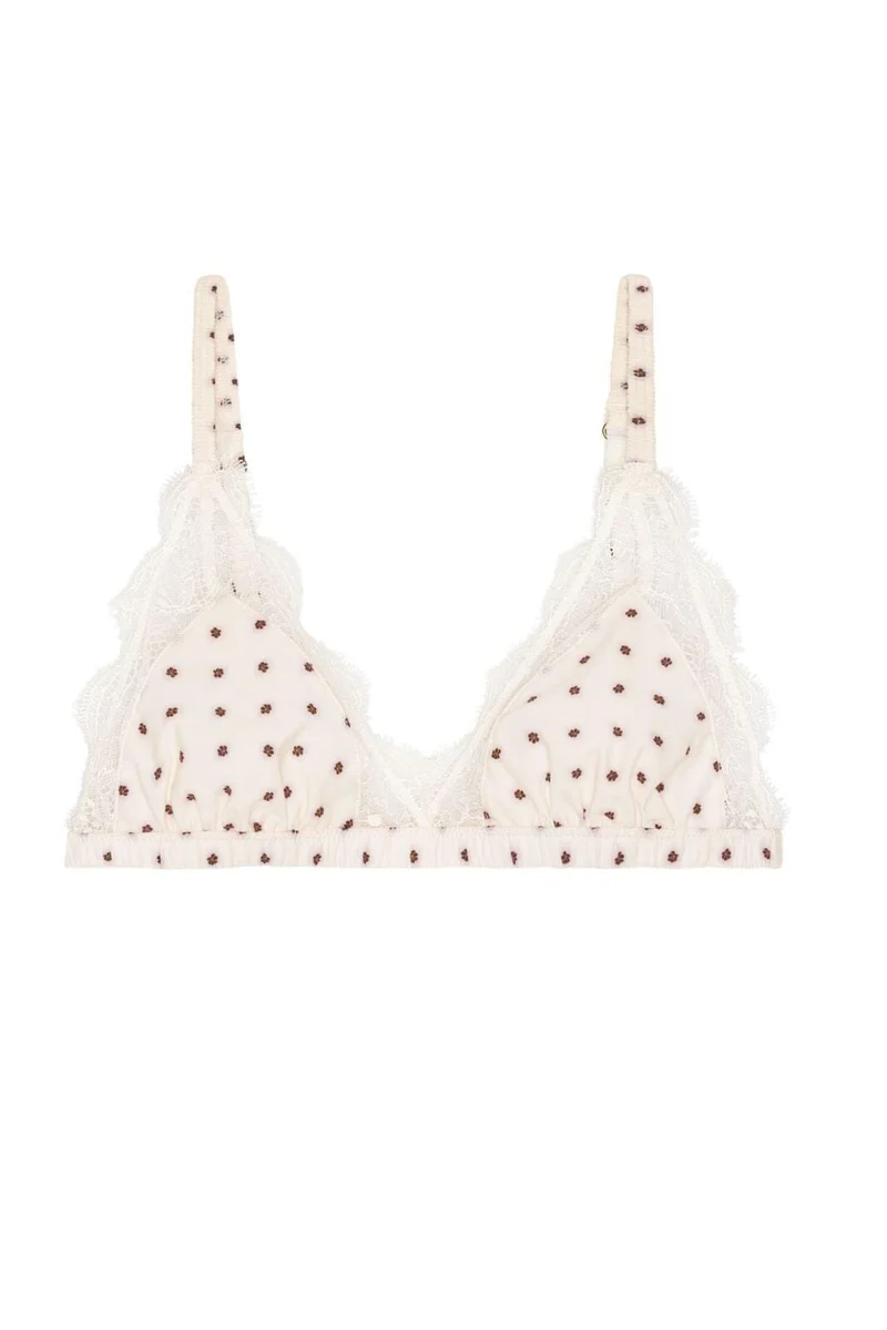 Rotate - Lace Triangle Bralette 1163941116 - 1116 Gardenia