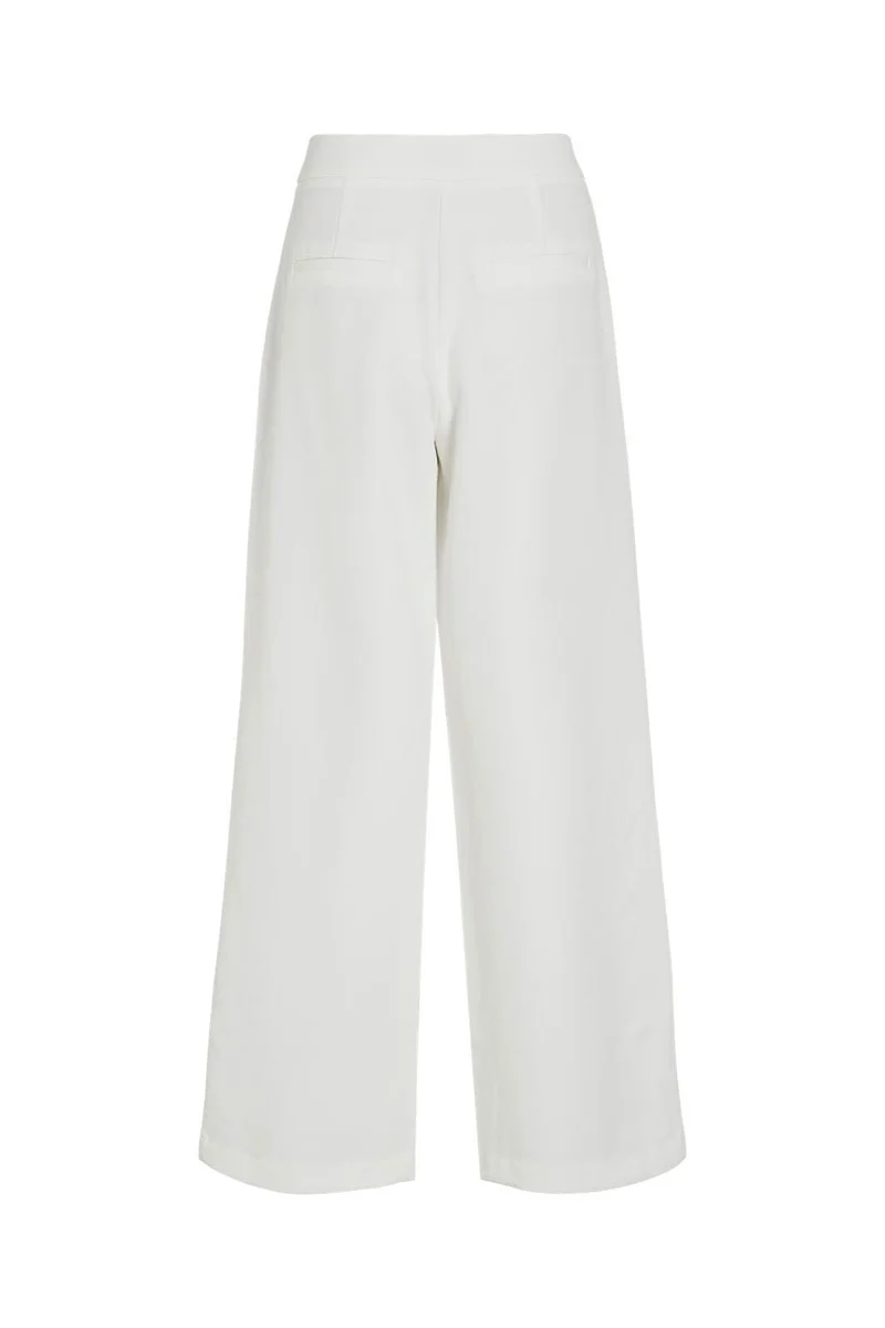 Vila - Vigery Winnie Wide Pants/Dc - 4950361 Cloud Dancer