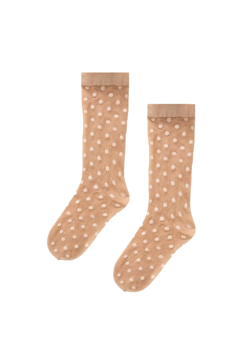 Wolford - Daisy Socks 48113 - 9383 White/white