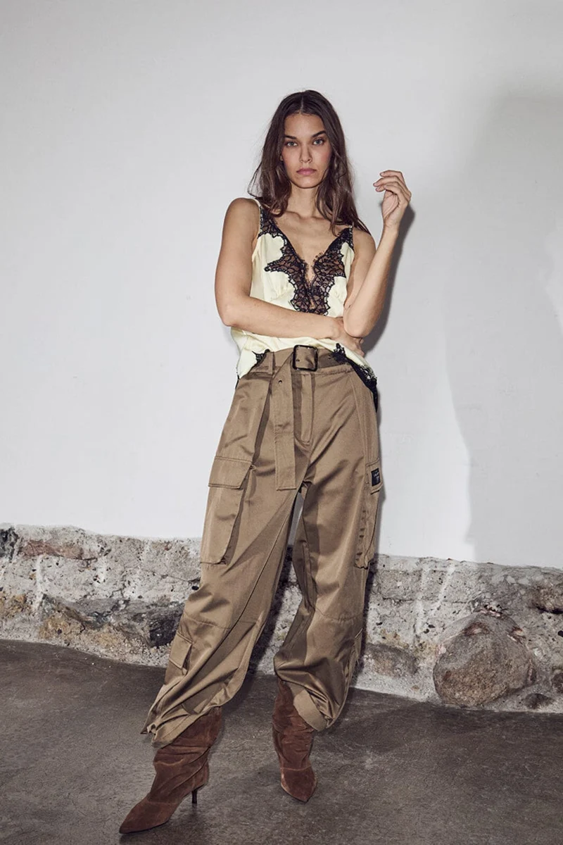 Haute L'Amitié - Rabi Cargo Pocket Pant HL10705 - Walnut