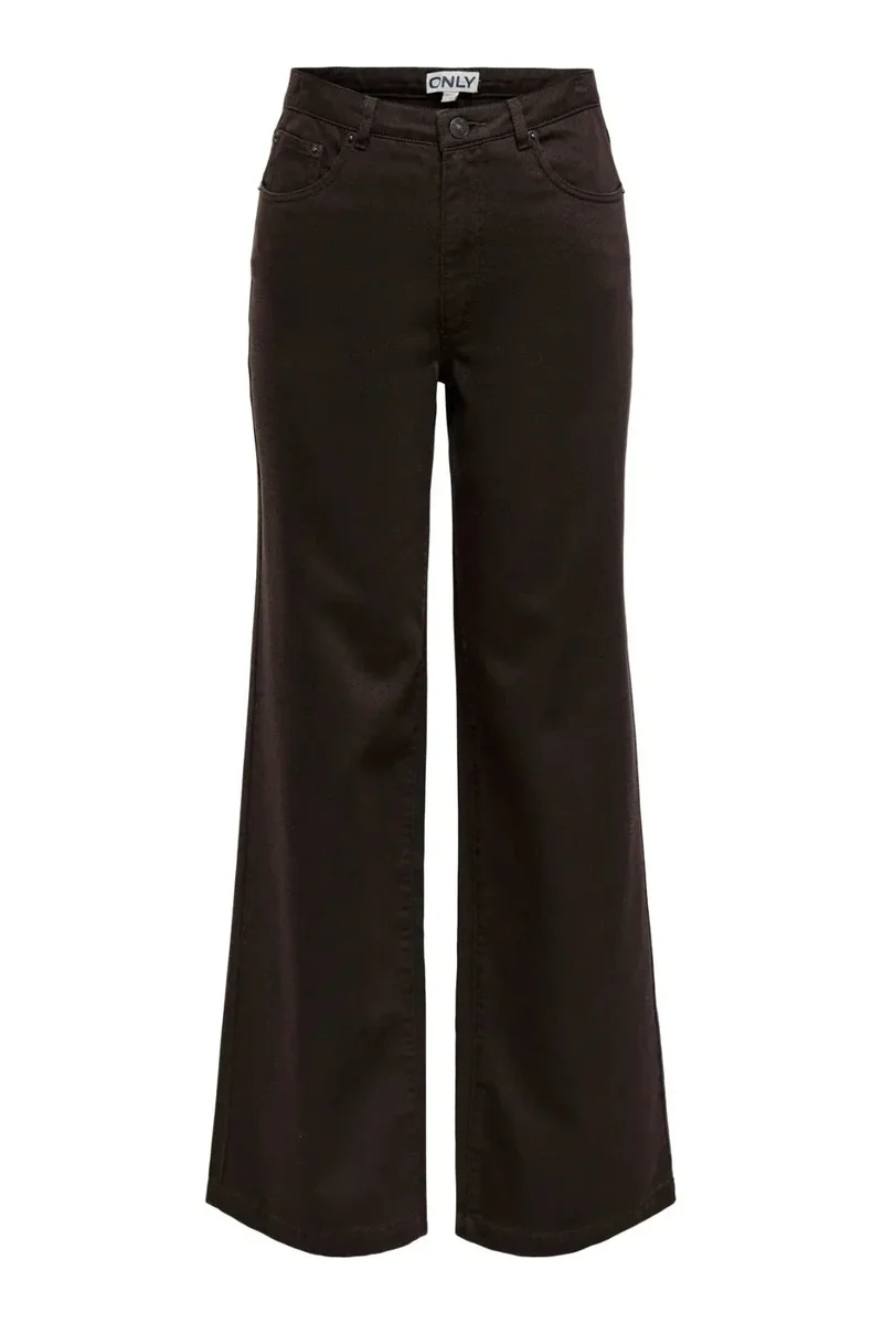 Only - Onljuicy-Soft Wide Pant - 5003385 Black Coffee