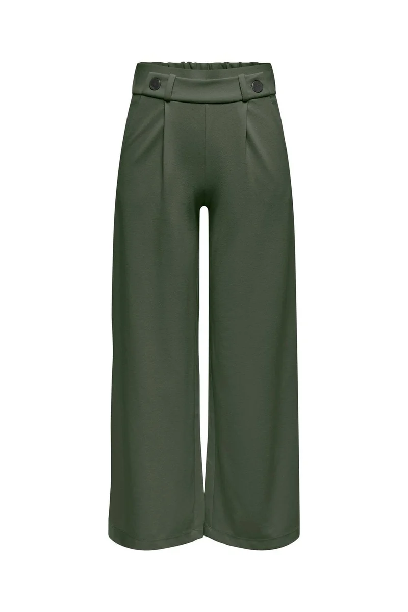 JDY - Jdygeggo Life New Long Pant - 4661283 Kambaba Black Buttons