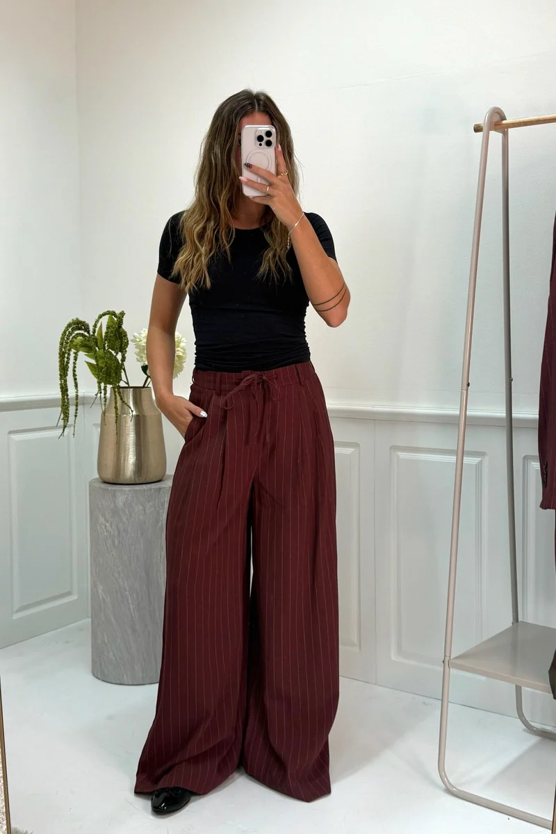 Dear Molly - Norah pants 165003b - wine