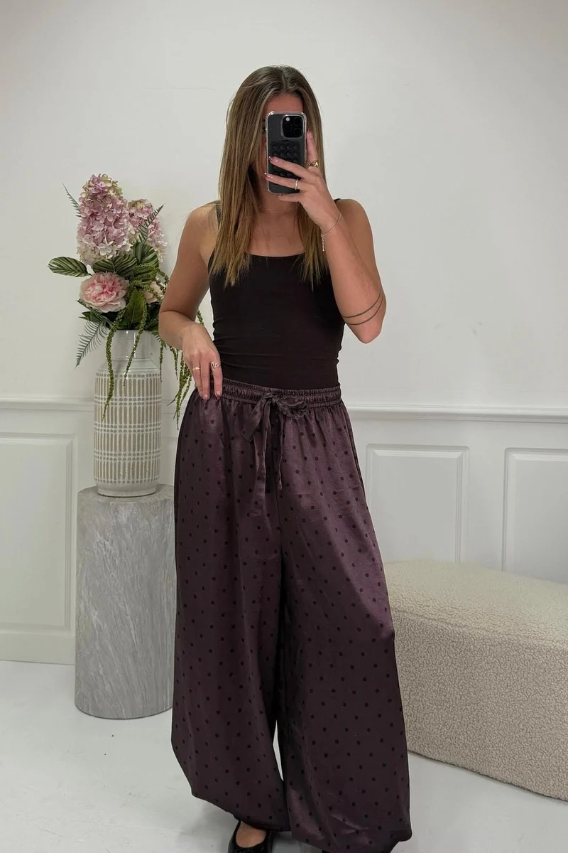 Dear Molly - Ballon dot pants 165006b - purple