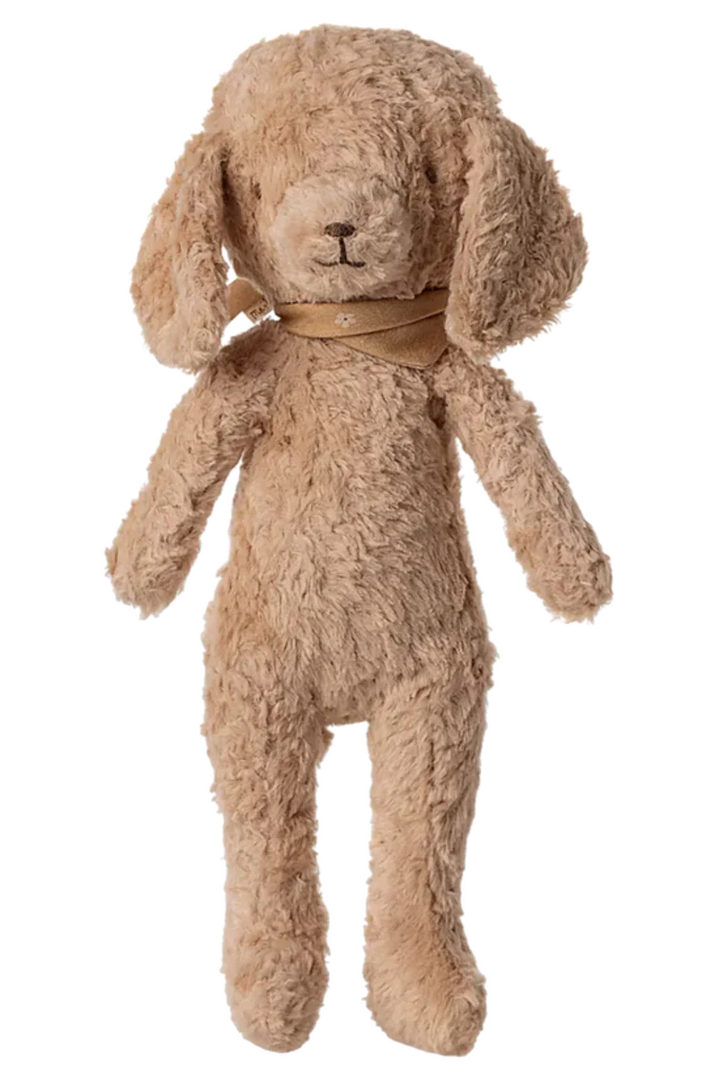 Maileg - Puddel Hund, Vintage Plys - Støvet Pudder - 16-5921-00