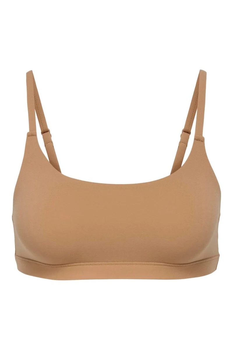 Only - Onlpeachy Scoop Bralette Acc - 4822336 Tawny Birch