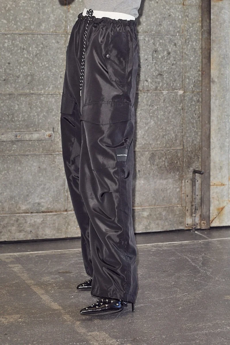 Haute L'Amitié - Cargo Pull On Trouser HL10265 - Black