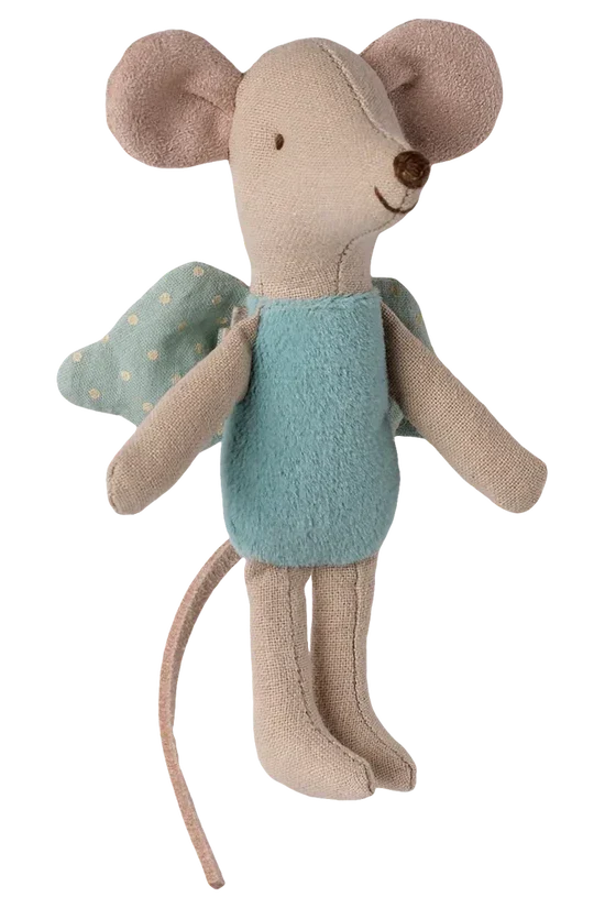 Maileg - Fe Mus, Little - Mint - Littlesister/Brother - 17-5106-01