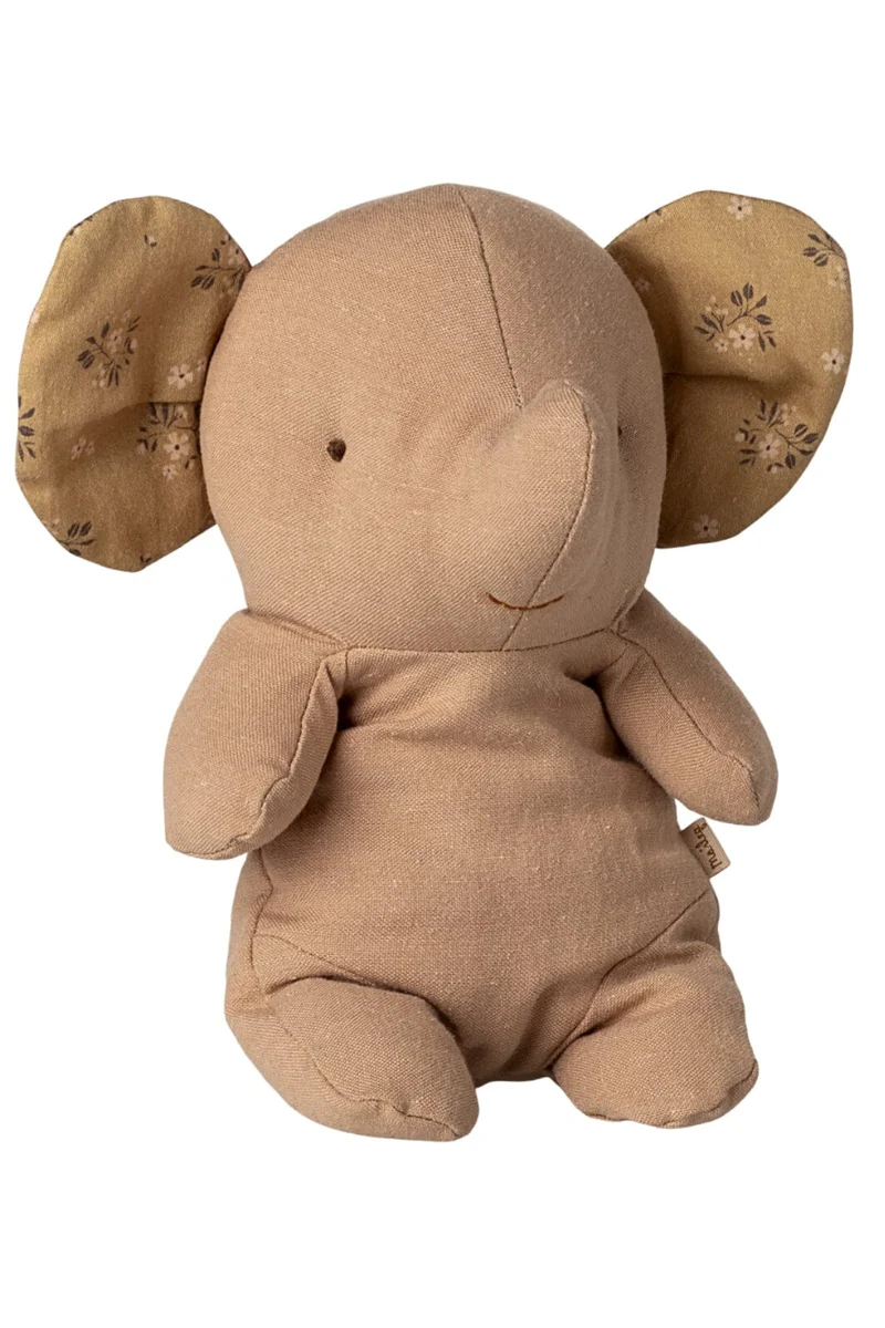 Maileg - Safari Friends, Elefant, Lille - Pudder - Small