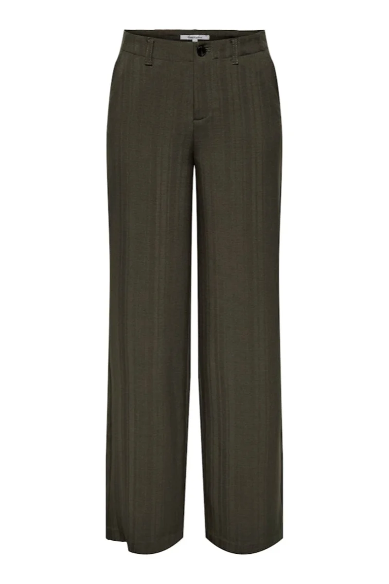 Only - Onlmateo Life Stripe Wide Pant Cc Tlr - 4786740 Mulch