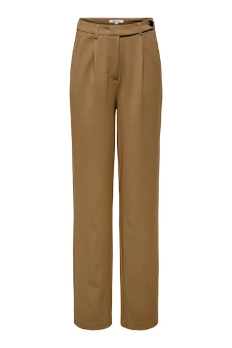 Only - Onlsulajma Life Str Pant Cc Tlr - 4785293 Cocoa Créme
