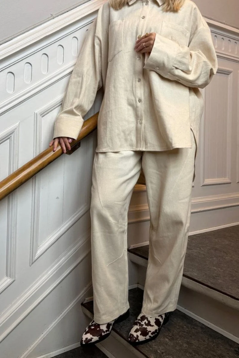 Stories From The Atelier By Copenhagen Shoes - Be You Pants CC8083 - 068 - Cream