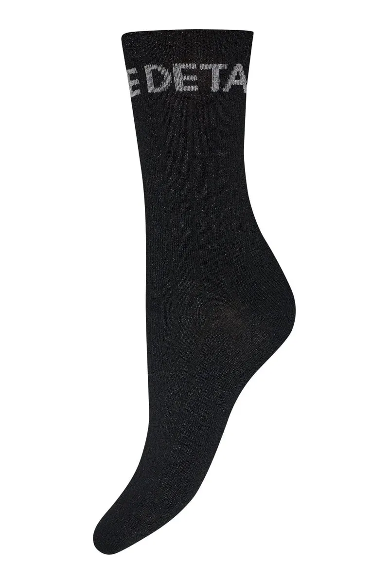 Hype The Detail - Socks W/Lurex 21558-75 - 1103 - Black