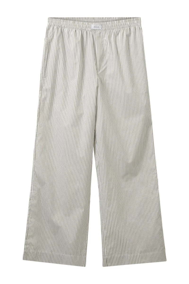 H2O - Rønne Essential Pajamas Pants 100166-2 - 7043 - White/Brown
