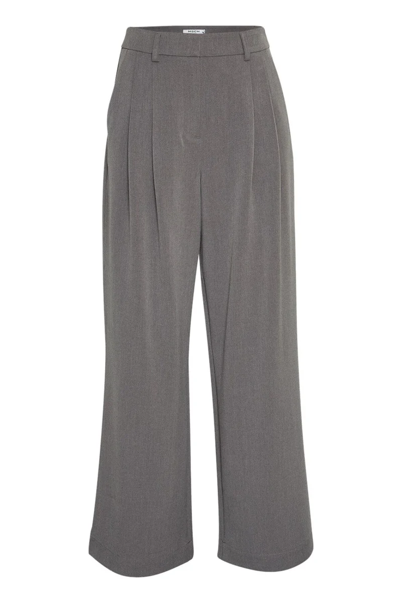 MSCH Copenhagen - Mschhenrika Pants - Grey Melange