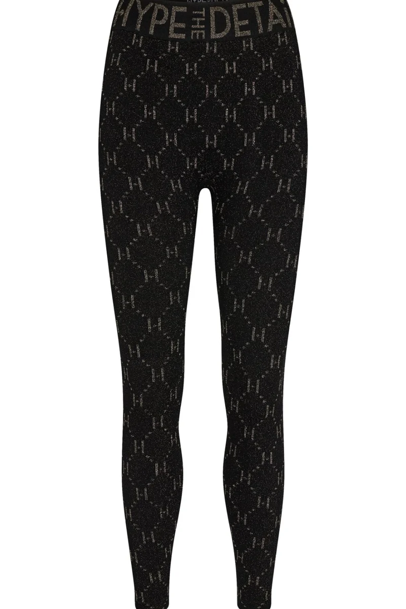 Hype The Detail - Legging W/Lurex 450-21 - 3 Golden