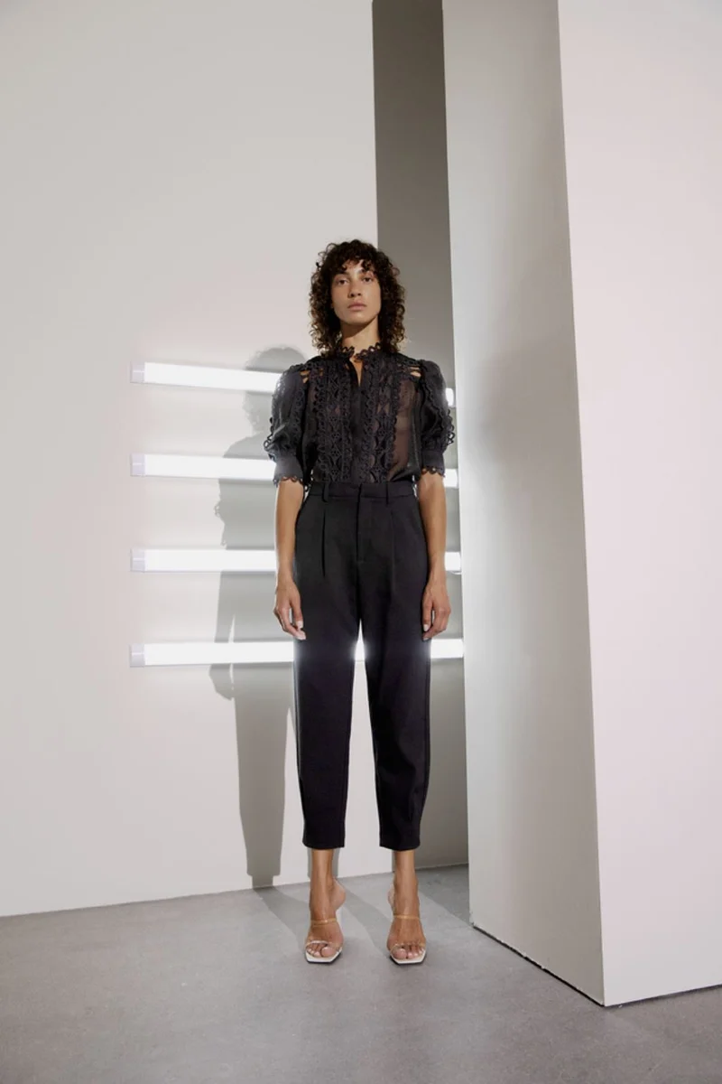 Copenhagen Muse - Tailor-Pants 126009 - Black