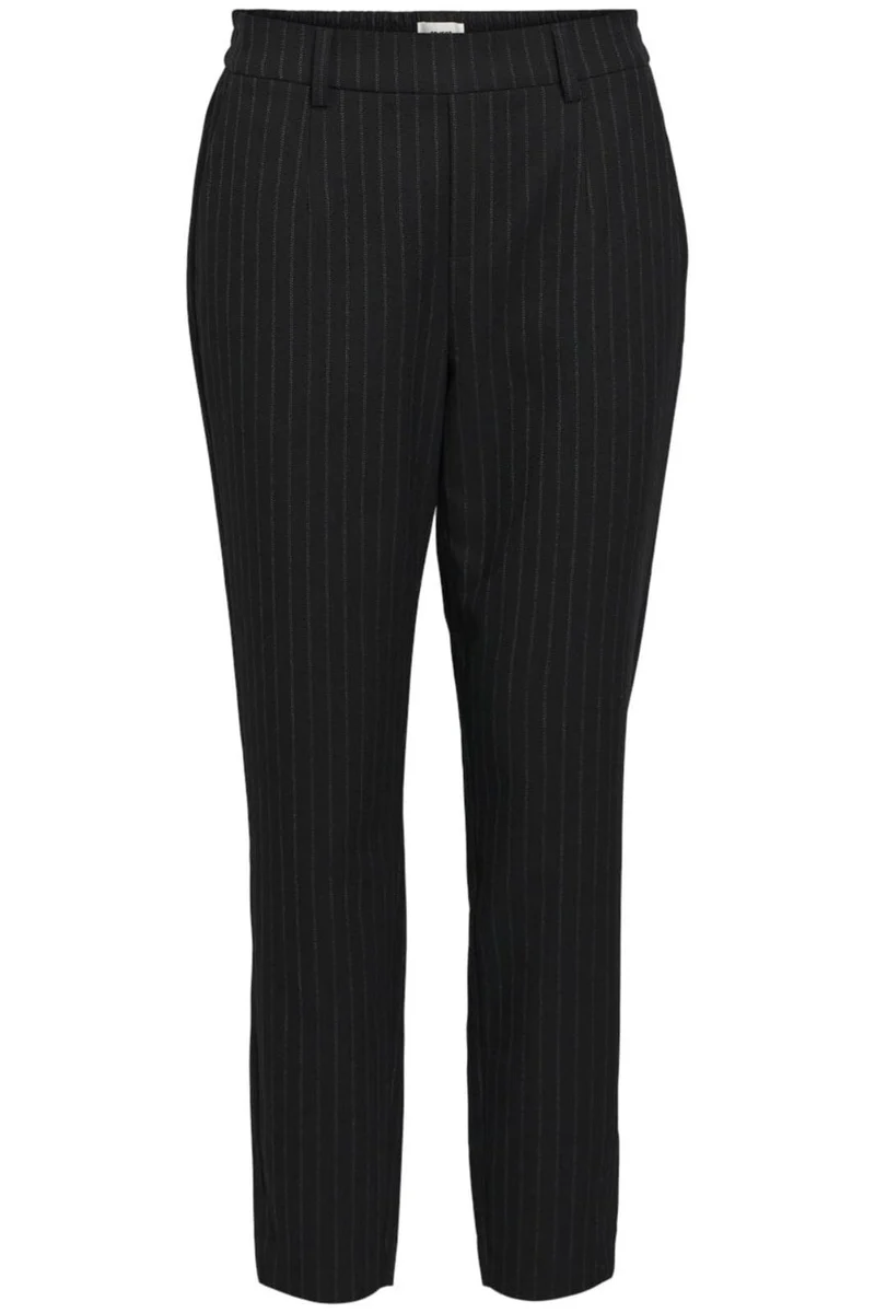 Object - Objlisa Slim Pant - 4535458 Black Grey