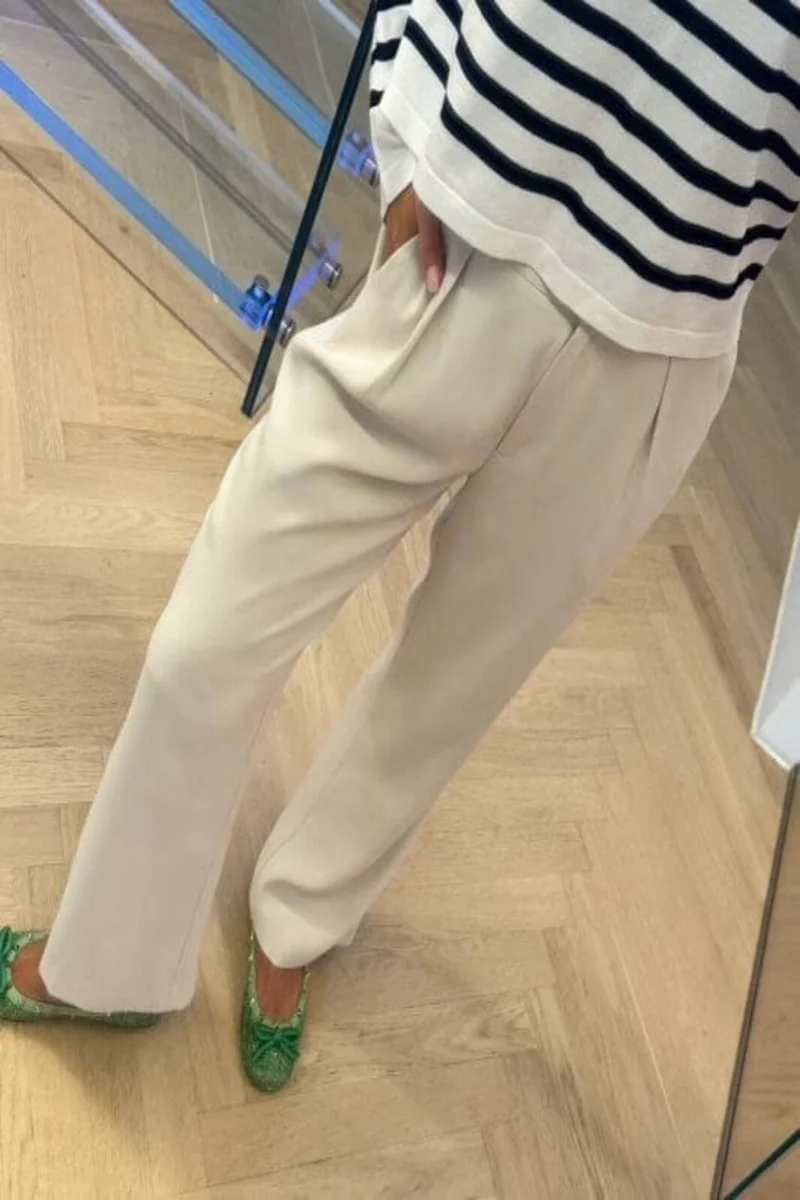 Valentin Studio - Pretty Pants Wide - Ivory
