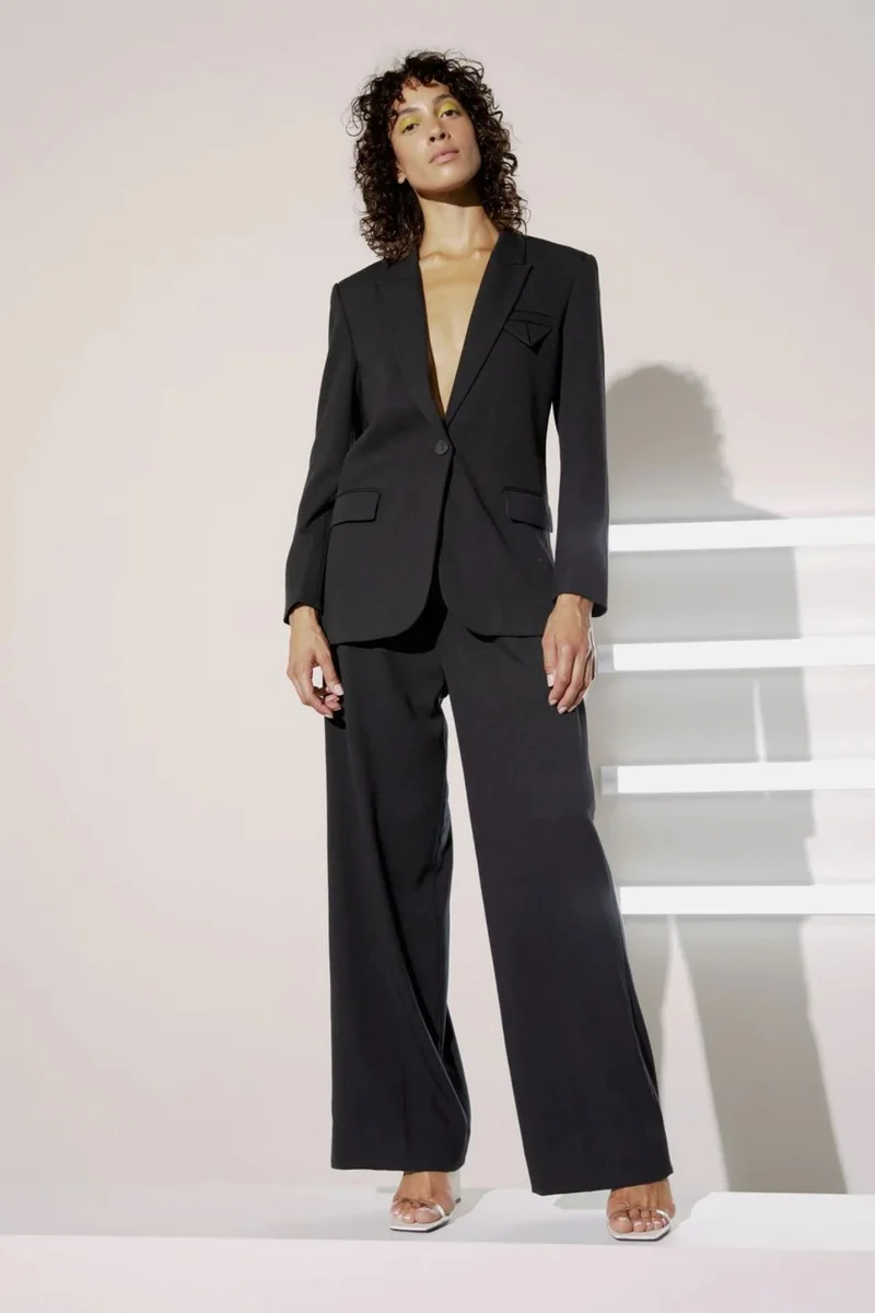 Copenhagen Muse - Tailor-Pants 200619 - Black